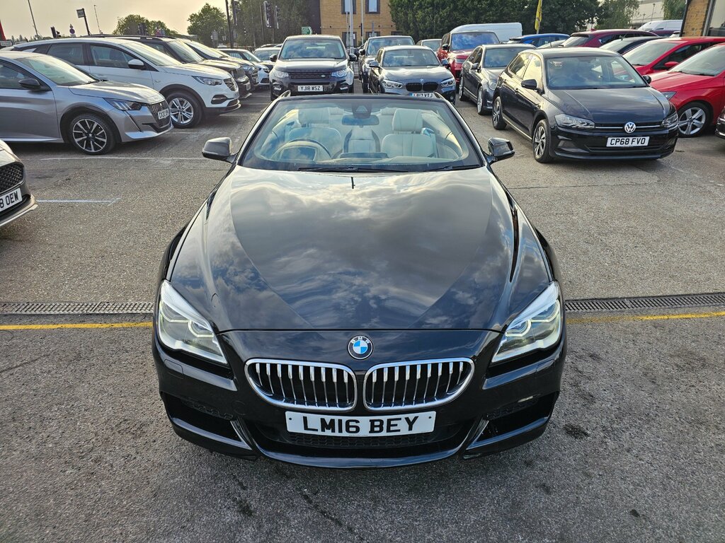 BMW 6 Series 3.0 640D M Sport Convertible Euro Black #3