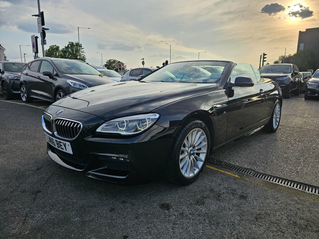 BMW 6 Series 3.0 640D M Sport Convertible Euro Black #4