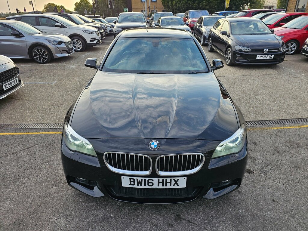 BMW 5 Series 2.0 520D M Sport Saloon Euro 6 S Black #4