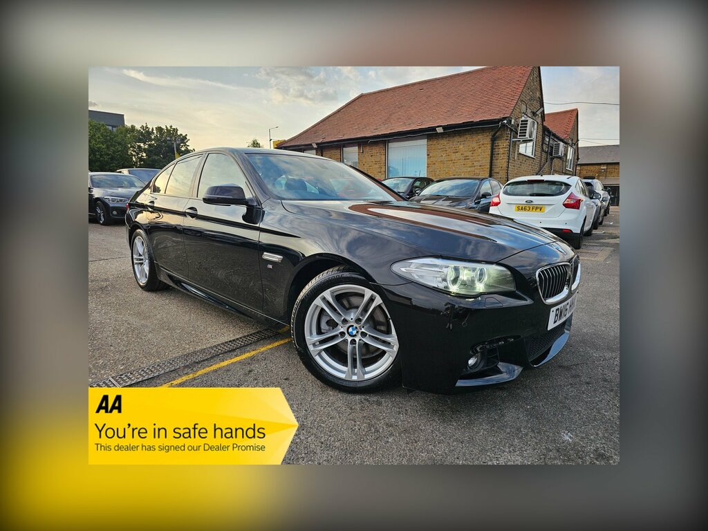 BMW 5 Series 2.0 520D M Sport Saloon Euro 6 S Black