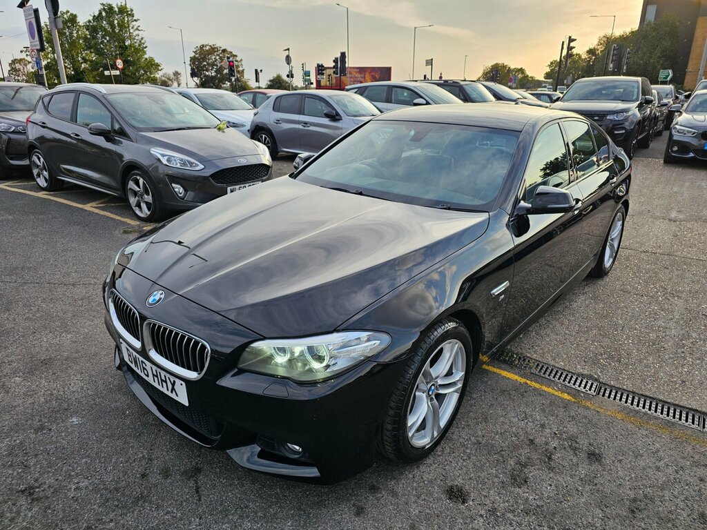 BMW 5 Series 2.0 520D M Sport Saloon Euro 6 S Black #6