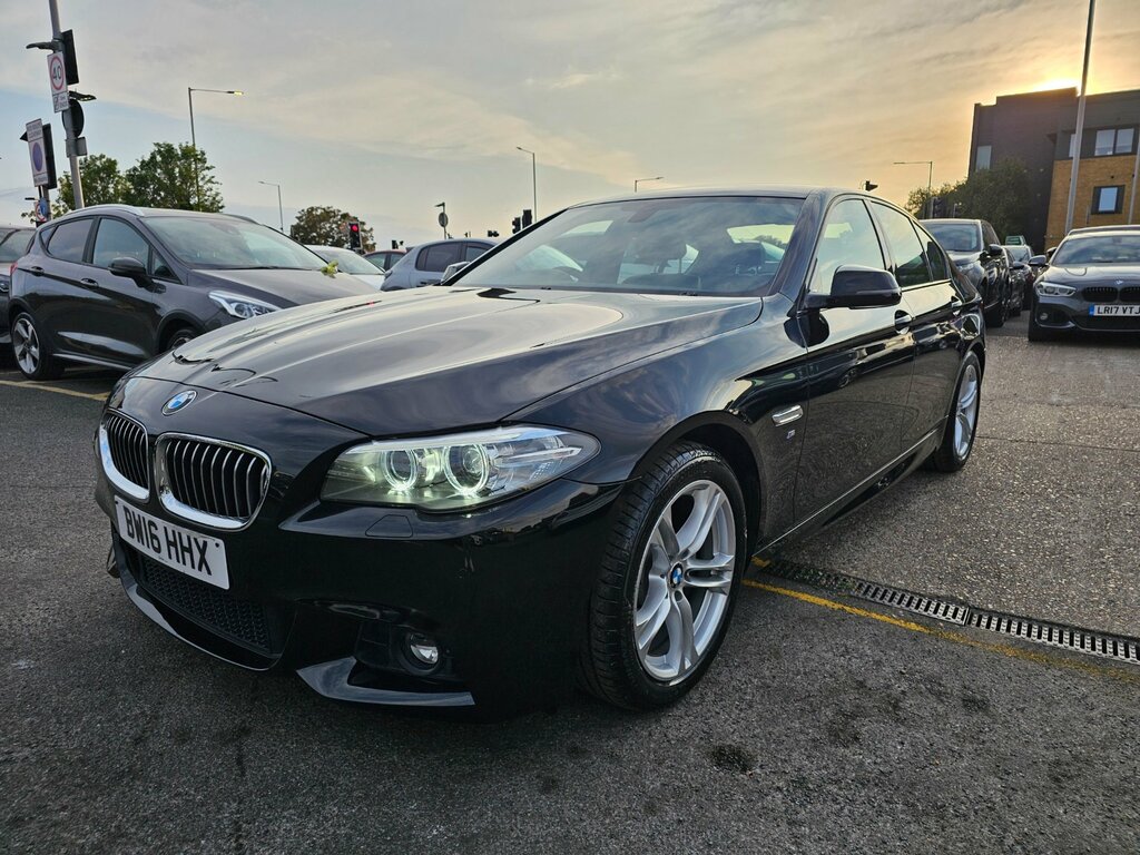 BMW 5 Series 2.0 520D M Sport Saloon Euro 6 S Black #5