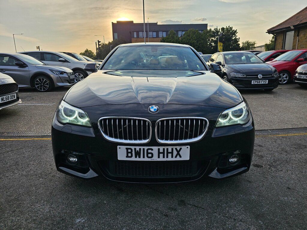 BMW 5 Series 2.0 520D M Sport Saloon Euro 6 S Black #3