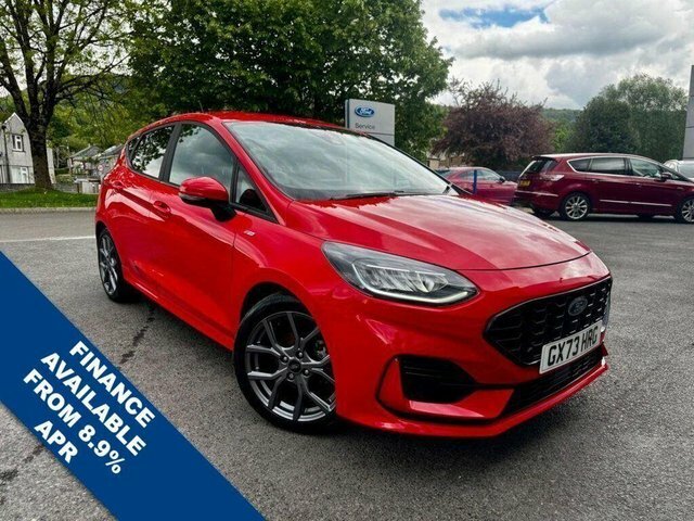 Ford Fiesta Ecoboost Mhev St-line Edition GX73HRG Red