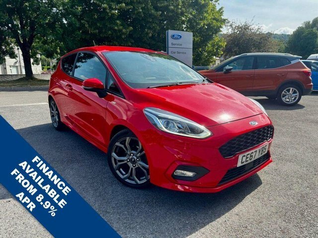 Ford Fiesta Ecoboost St-line Euro 6 CE67YBS Red