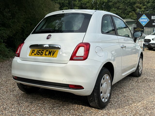 Fiat 500 Pop Hatchback White #5