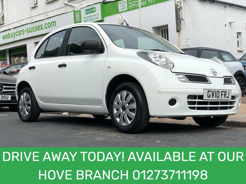 Nissan Micra Visia White