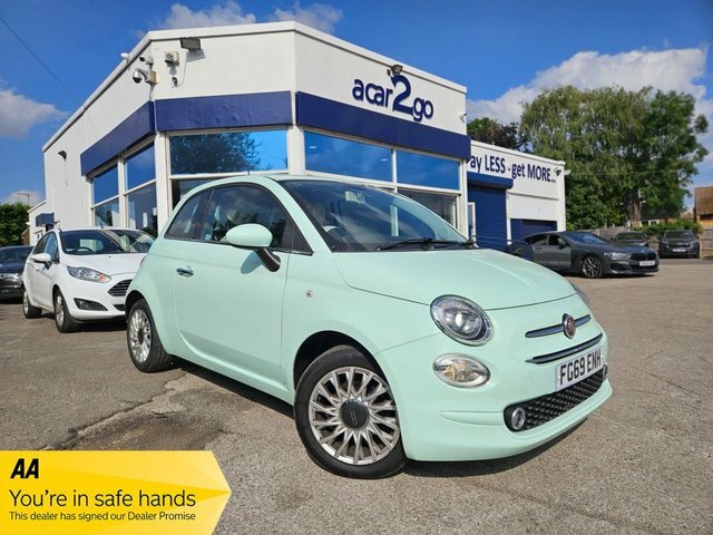 Fiat 500 1.2 Lounge Hatchback Euro 6 Ss Green