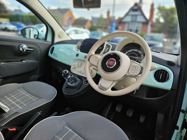 Fiat 500 1.2 Lounge Hatchback Euro 6 Ss Green #2
