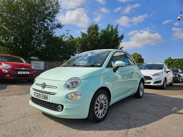 Fiat 500 1.2 Lounge Hatchback Euro 6 Ss Green #3