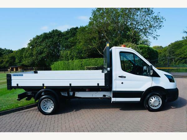 Ford Transit Custom Tipper 2.0 350 Ecoblue Leader Tipper Ma WP72LNC White #4