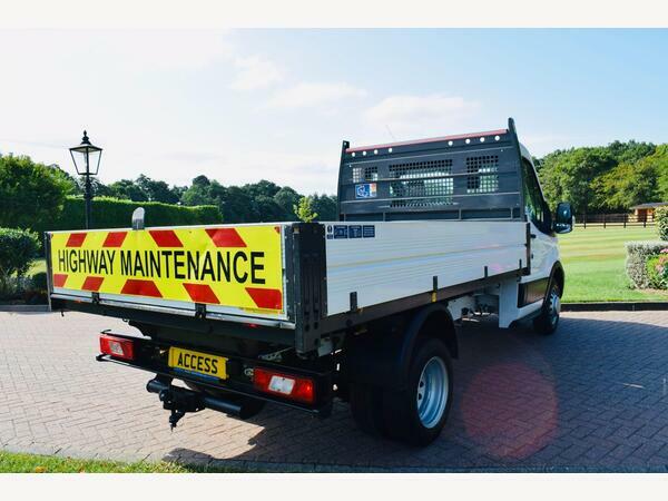 Ford Transit Custom Tipper 2.0 350 Ecoblue Leader Tipper Ma WP72LNC White #3