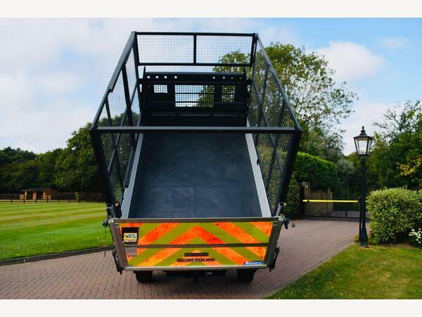 Ford Transit Custom Tipper 350 Caged Tipper With Tail Lift And A C YP22UNJ White #4