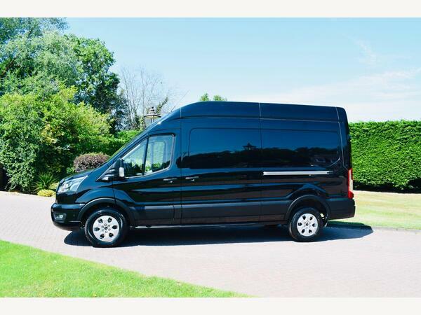 Ford Transit Custom Panel Van 2.0 350 Ecoblue Limited Fwd L3 Euro Black #2