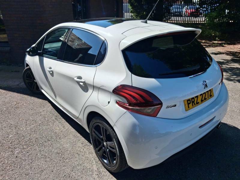 Peugeot 208 1.2 Puretech 110 Gt Line 6 Speed - 2019 19 PRZ2272 White #5