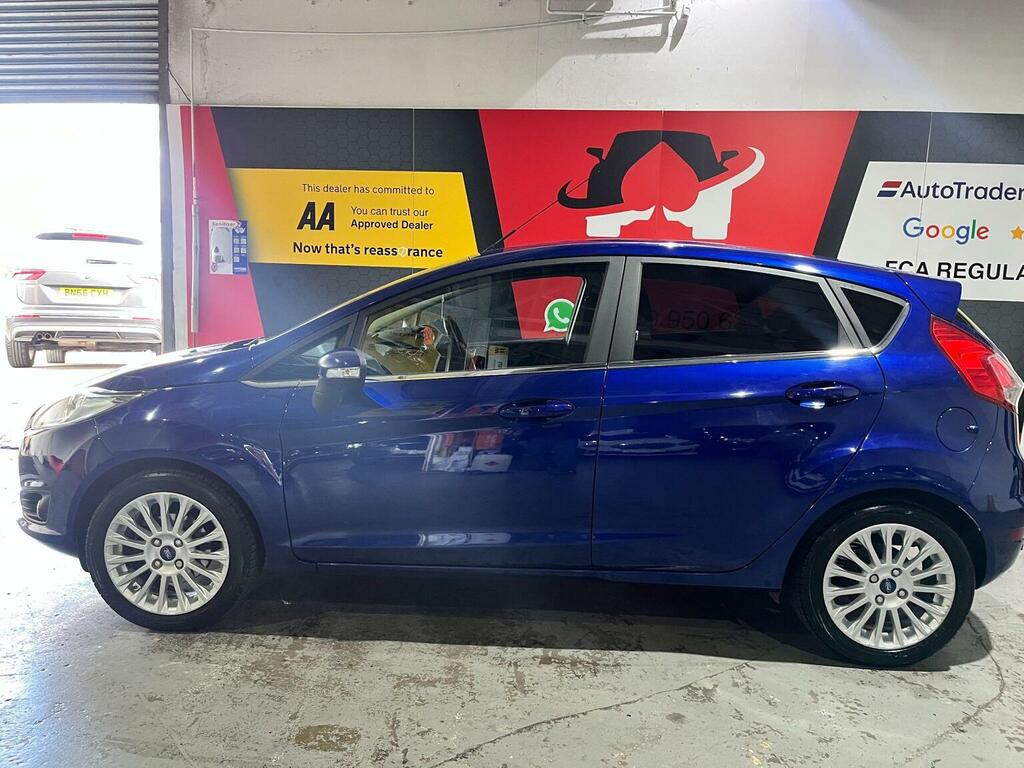 Ford Fiesta 1.6 Titanium Powershift Euro 5 Blue #6