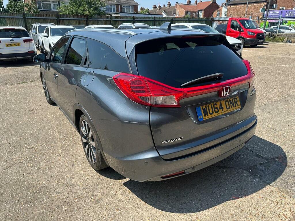 Honda Civic 1.6 I-dtec Sr Tourer Euro 5 Ss Grey #4