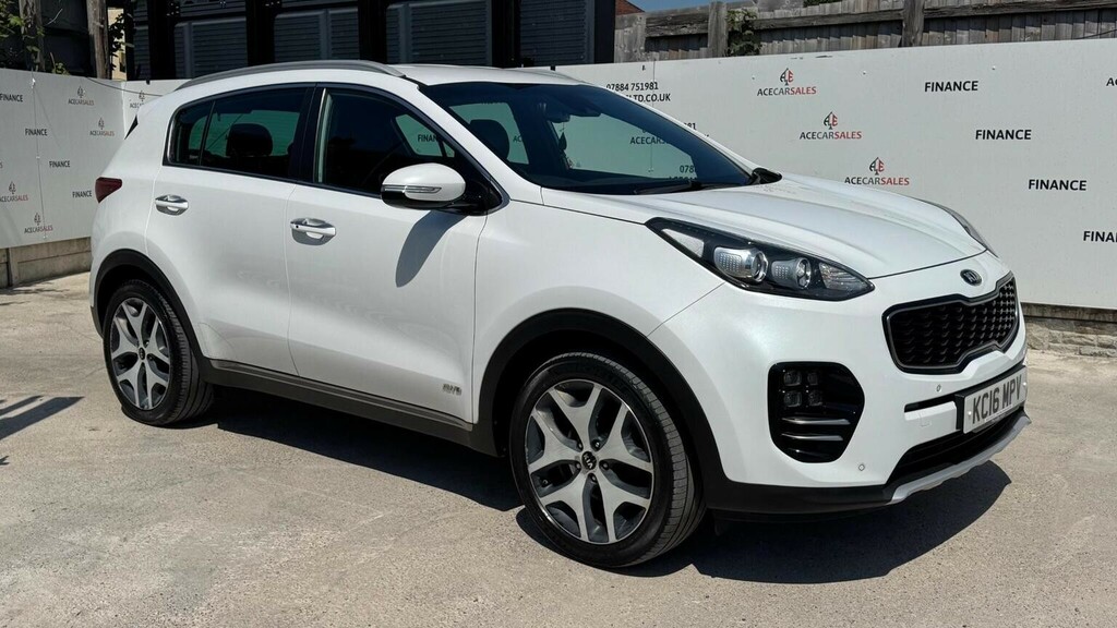 Kia Sportage 2.0 Crdi Gt-line Awd Euro 6 White #2