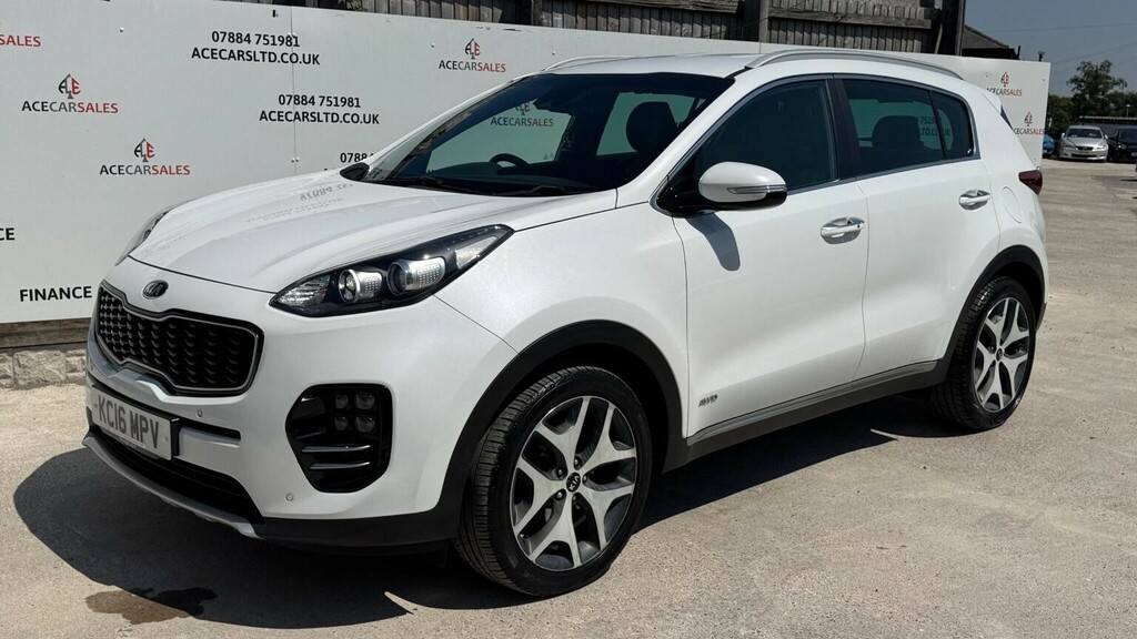Kia Sportage 2.0 Crdi Gt-line Awd Euro 6 White #4