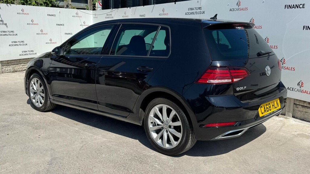 Volkswagen Golf Hatchback 1.6 Tdi Gt Dsg Euro 6 Ss 201868 CA68HLN Black #6