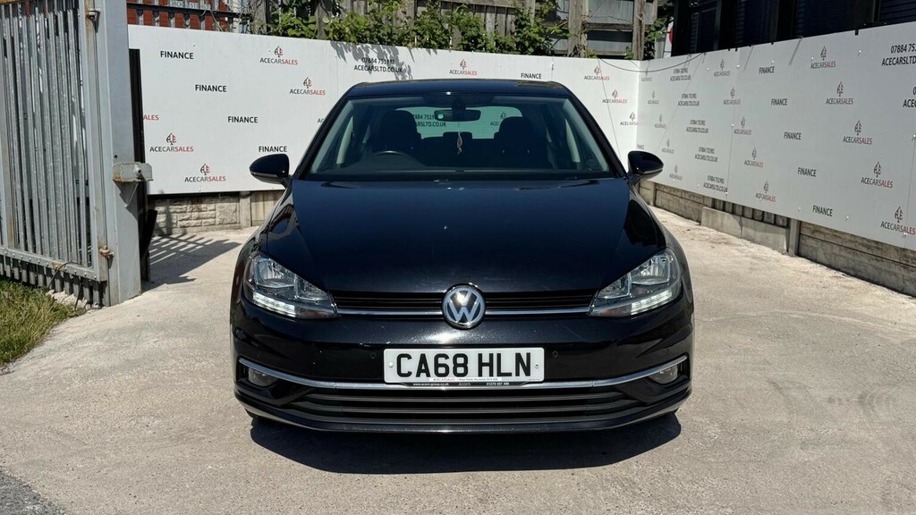 Volkswagen Golf Hatchback 1.6 Tdi Gt Dsg Euro 6 Ss 201868 CA68HLN Black #3