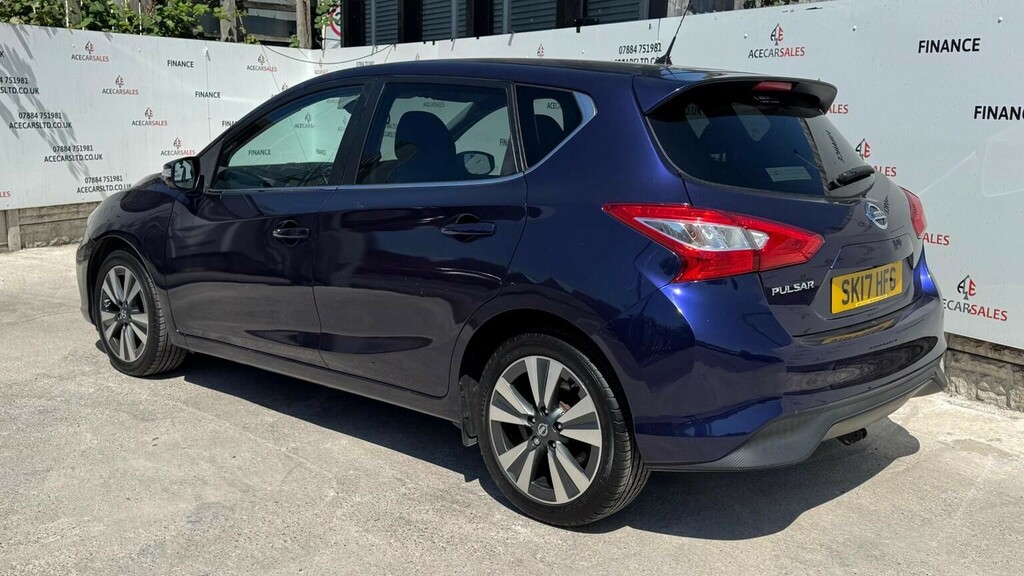 Nissan Pulsar Hatchback 1.2 Dig-t Tekna Xtron Euro 6 Ss Blue #6