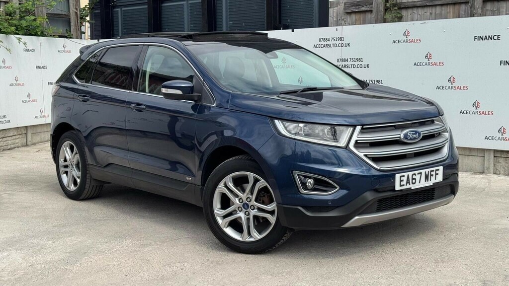 Ford Edge 2.0 Tdci Titanium Powershift Awd Euro 6 Ss Blue