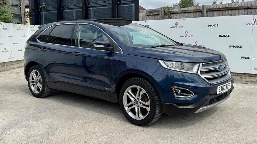 Ford Edge 2.0 Tdci Titanium Powershift Awd Euro 6 Ss Blue #3