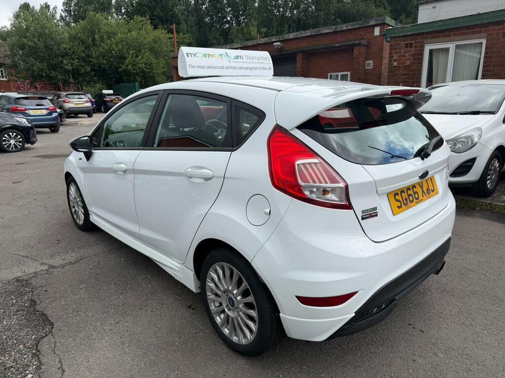Ford Fiesta 1.0T Ecoboost St-line Euro 6 S S White #4