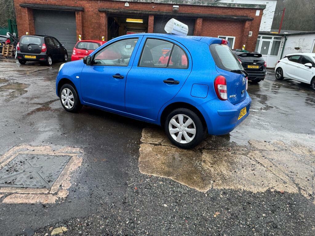 Nissan Micra 1.2 12V Visia Euro 5 Blue #6