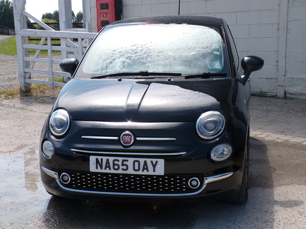 Fiat 500 Lounge Black #3