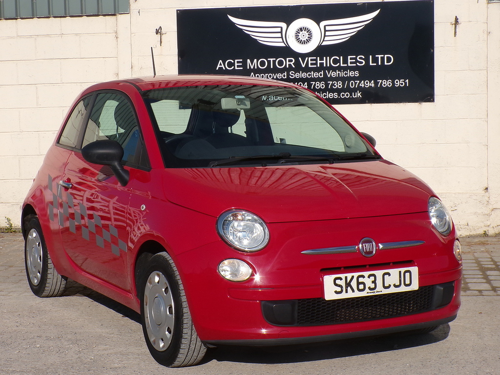 Fiat 500 Pop Red #2