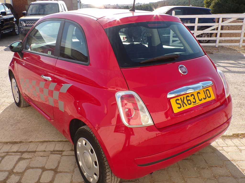 Fiat 500 Pop Red #6