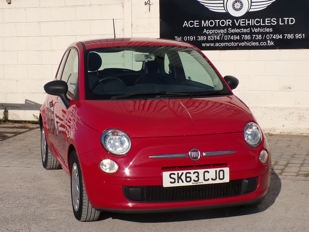 Fiat 500 Pop Red #3