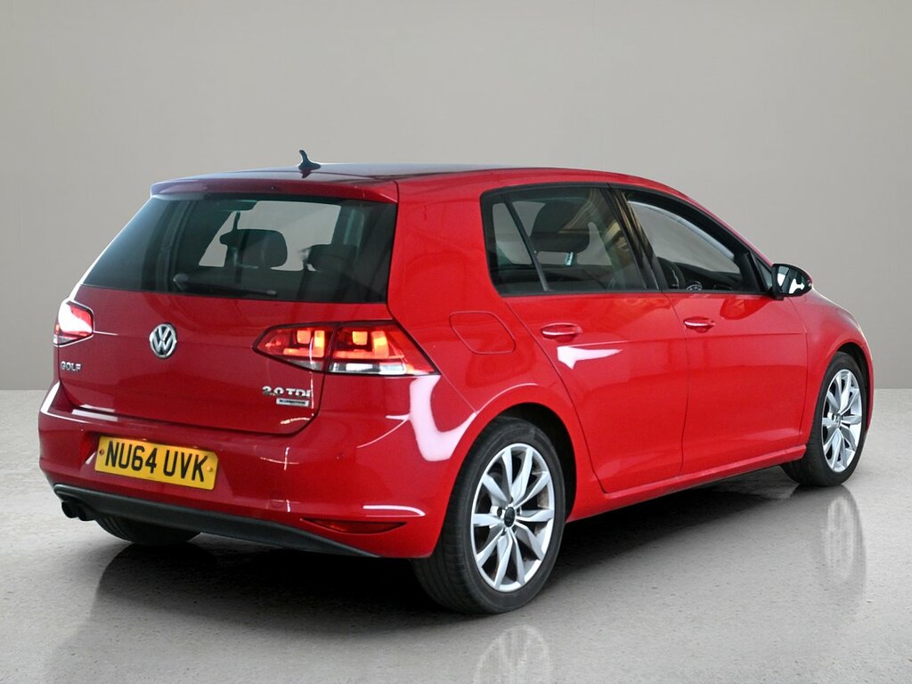 Volkswagen Golf Tdi Bluemotion Tech Gt NU64UVK Red #4