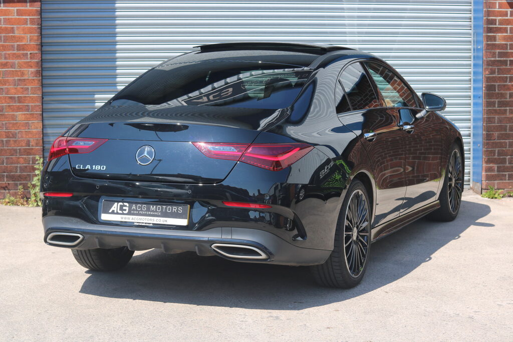 Mercedes-Benz CLA Class 1.3 Cla180h Mhev Amg Line Premium Plus Coupe 7G- Black #5