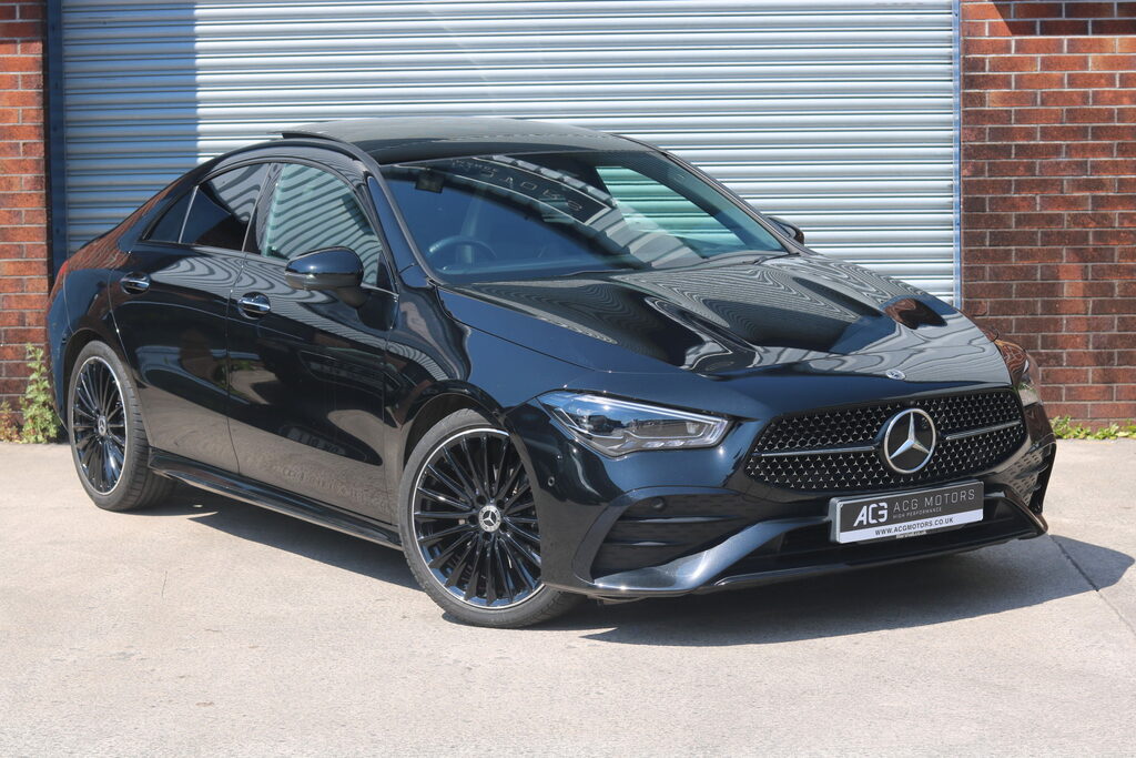 Mercedes-Benz CLA Class 1.3 Cla180h Mhev Amg Line Premium Plus Coupe 7G- Black