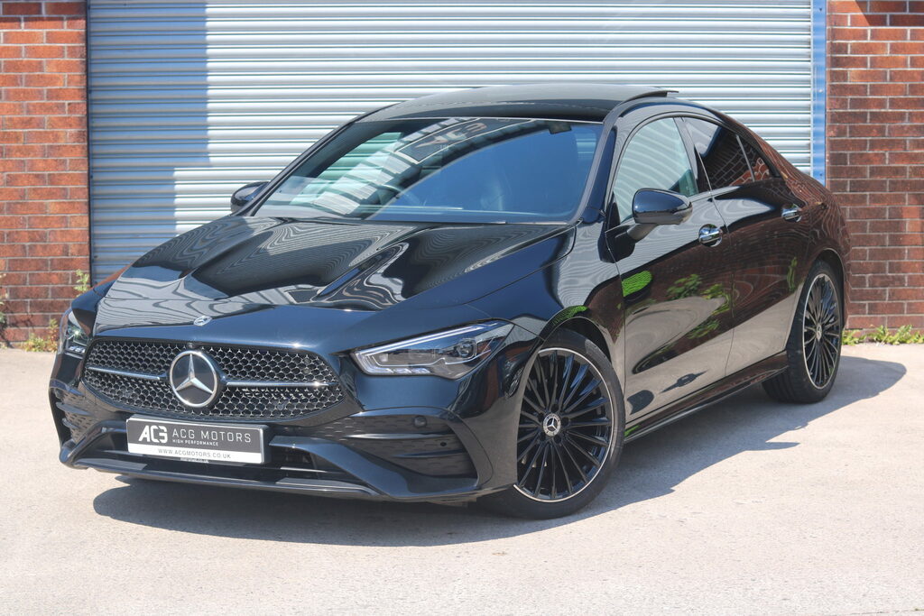 Mercedes-Benz CLA Class 1.3 Cla180h Mhev Amg Line Premium Plus Coupe 7G- Black #6