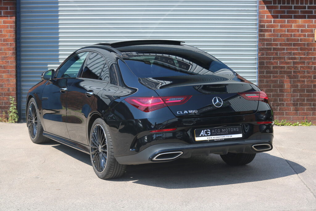 Mercedes-Benz CLA Class 1.3 Cla180h Mhev Amg Line Premium Plus Coupe 7G- Black #2