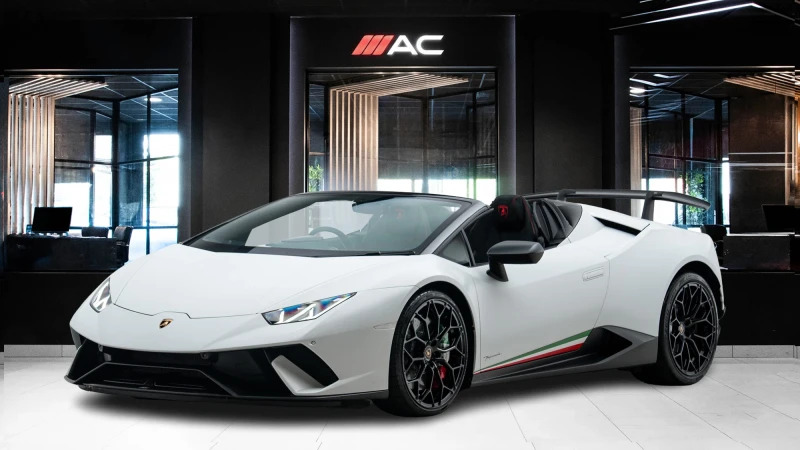 Lamborghini Huracan Sv White #1