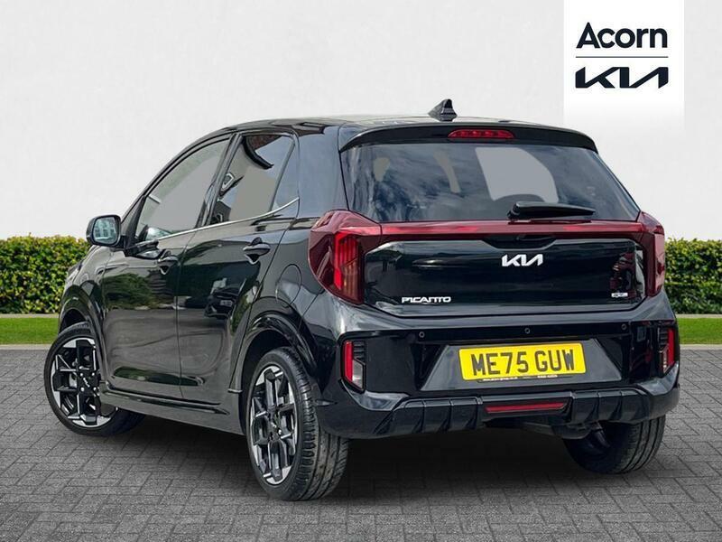 Kia Picanto 1.0 Gt-line Euro 6 Ss ME75GUW Black #2