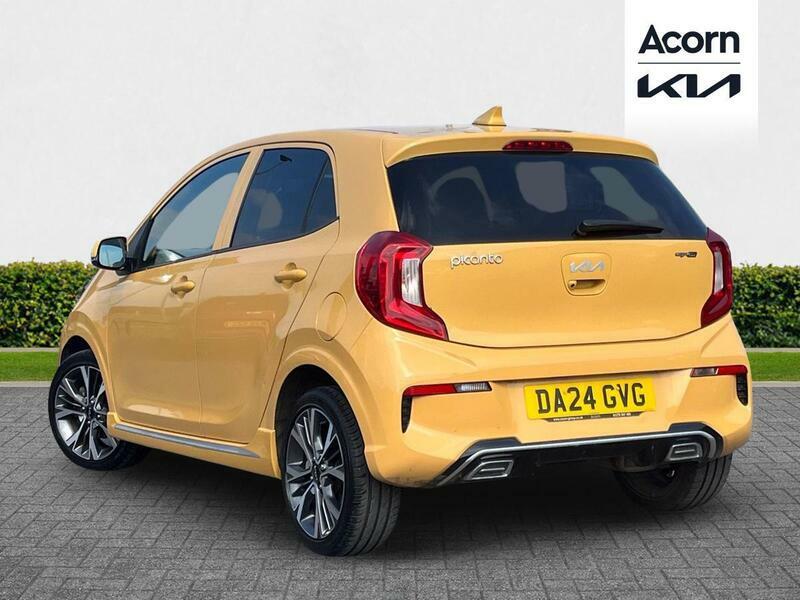 Kia Picanto 1.0 Dpi Gt-line Amt Euro 6 Ss DA24GVG Yellow #2