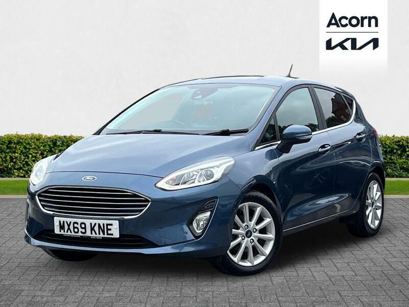 Ford Fiesta 1.0T Ecoboost Titanium Euro 6 Ss MX69KNE Blue #4