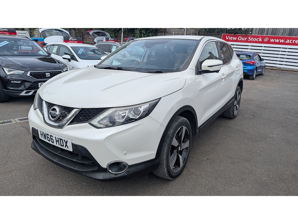 Nissan Qashqai Dig-t N-connecta White #6