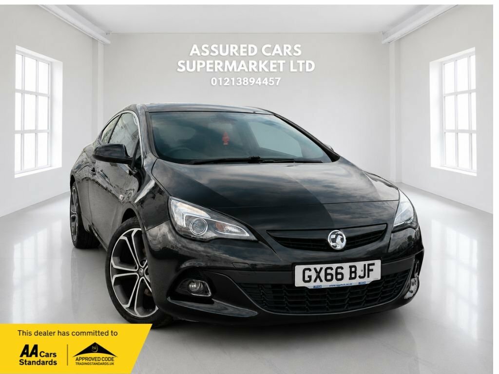 Vauxhall Astra GTC 1.4L Limited Edition Black
