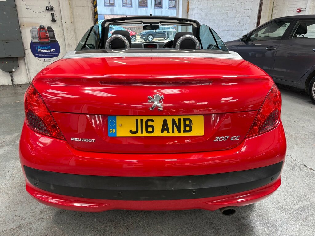 Peugeot 207 CC 1.6 16V Sport Convertible 155 G Red #3