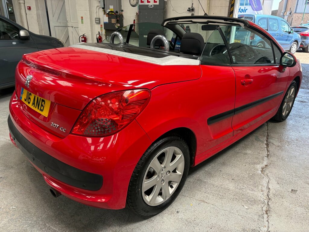 Peugeot 207 CC 1.6 16V Sport Convertible 155 G Red #4