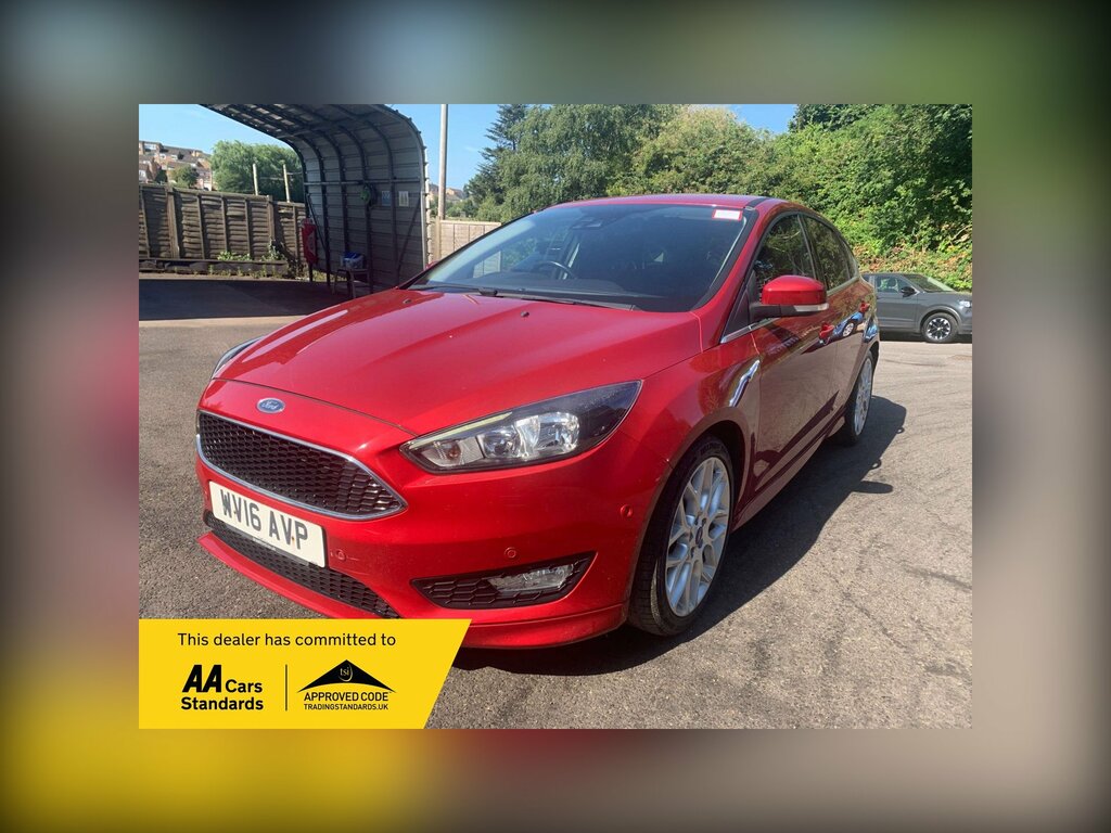 Ford Focus 1.5T Ecoboost Zetec S Hatchback Red
