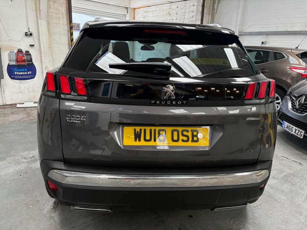 Peugeot 3008 1.2 Puretech Gt Line Suv Euro 6 WU18OSB Grey #4