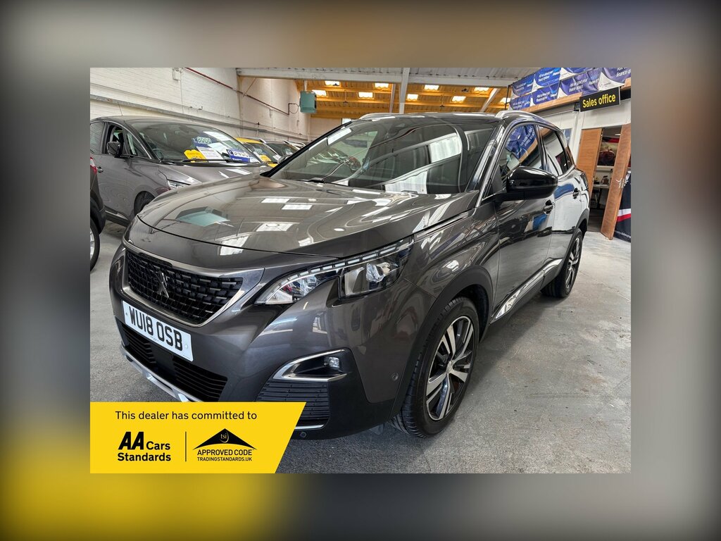 Peugeot 3008 1.2 Puretech Gt Line Suv Euro 6 Grey